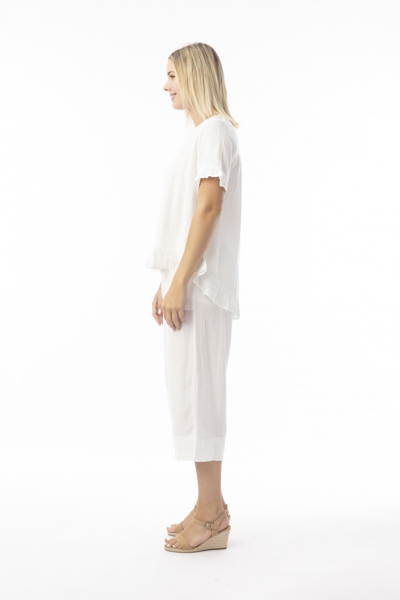 White Linen Essentials top