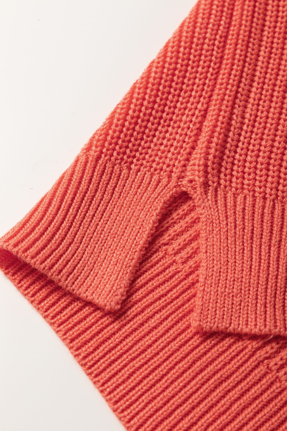 Flamingo textured knitted sweater