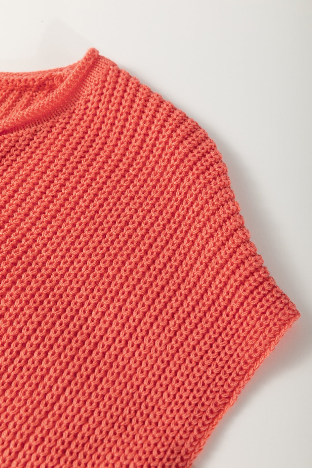 Flamingo textured knitted sweater