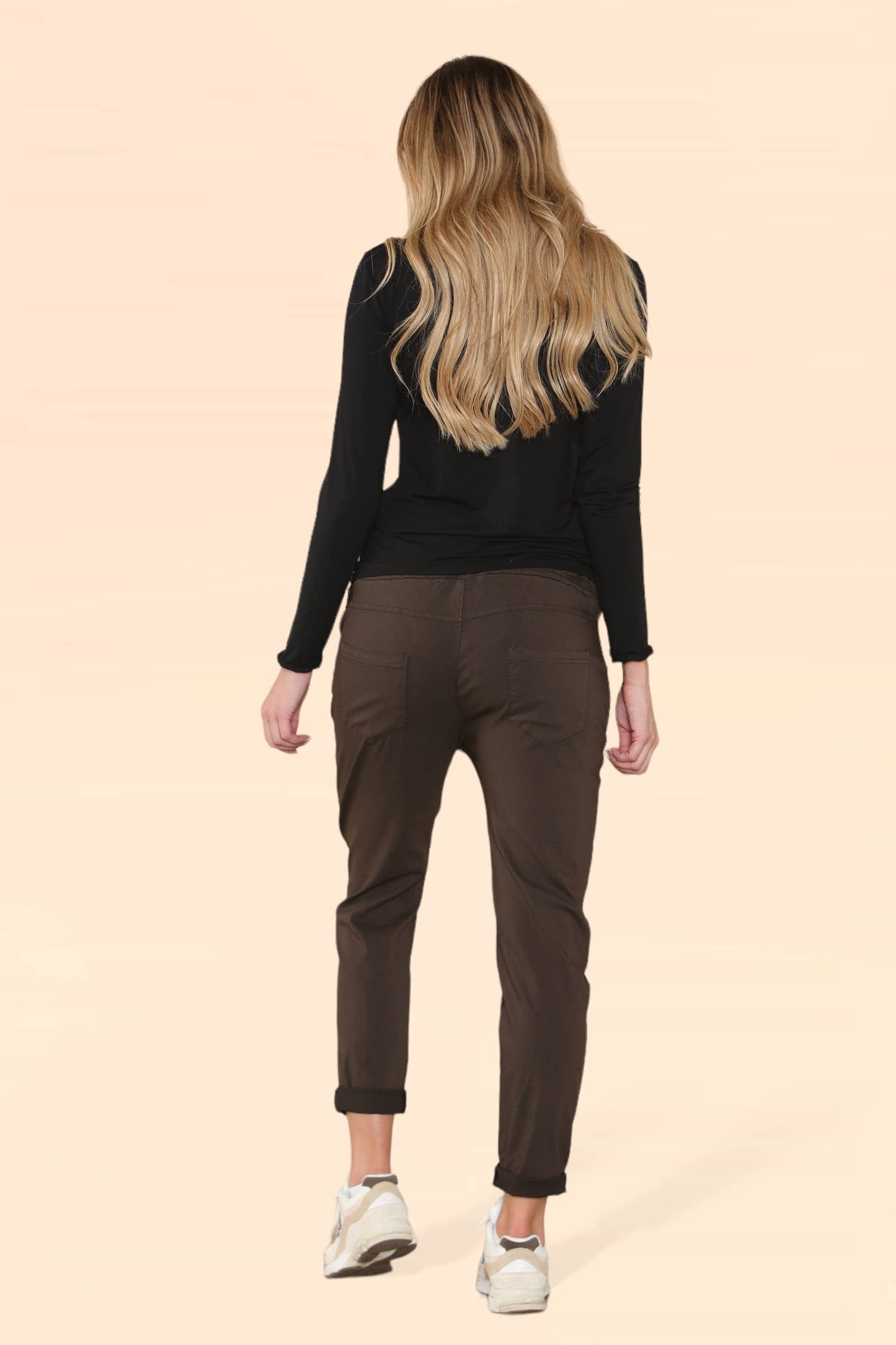 Plain Bi-Stretch Magic Trousers