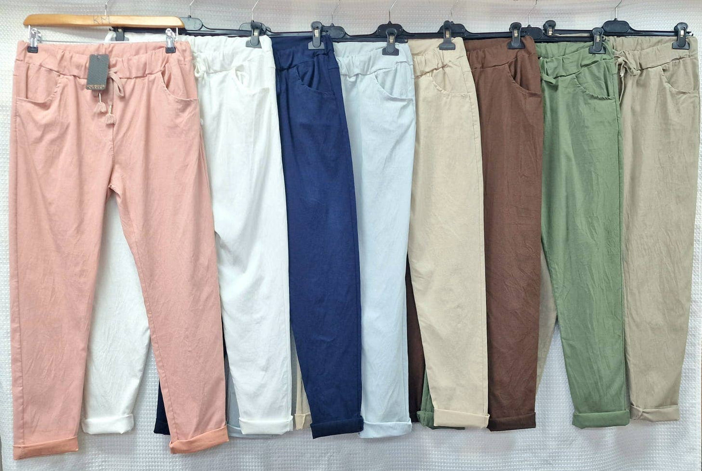 Plain Bi-Stretch Magic Trousers