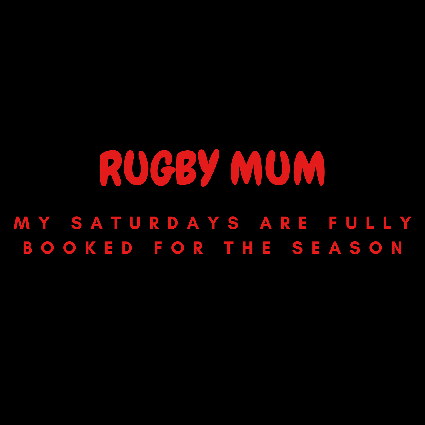 Sports supporter Tshirts - Rugby Union - PREE ORDER