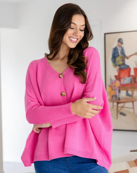 Chelsea Knit Button Cardigan