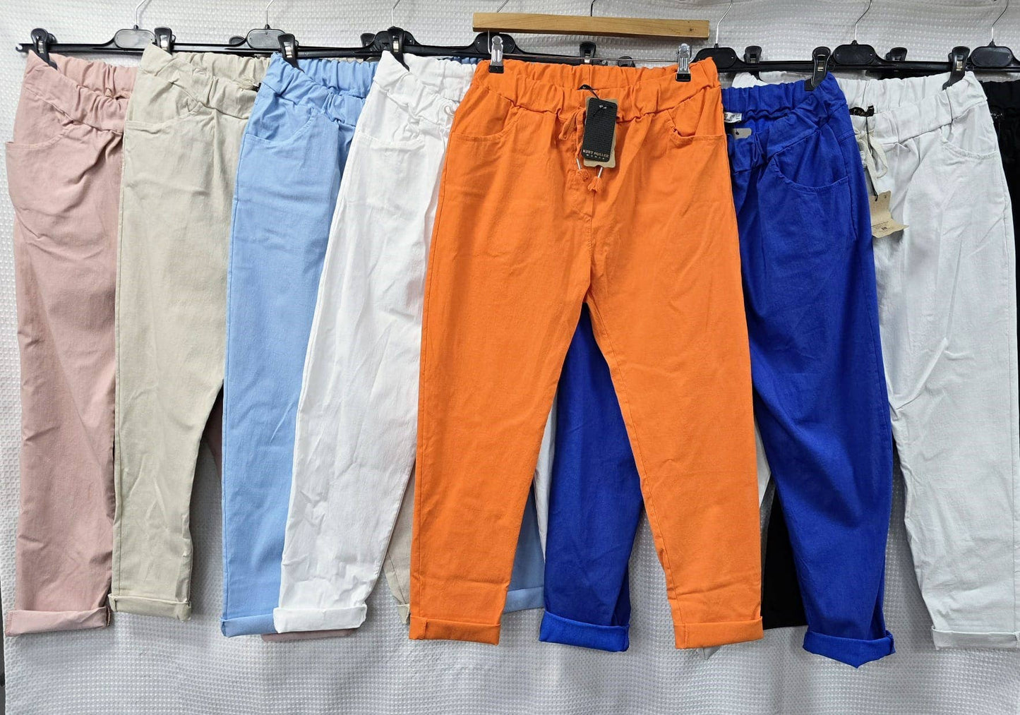 Plain Bi-Stretch Magic Trousers