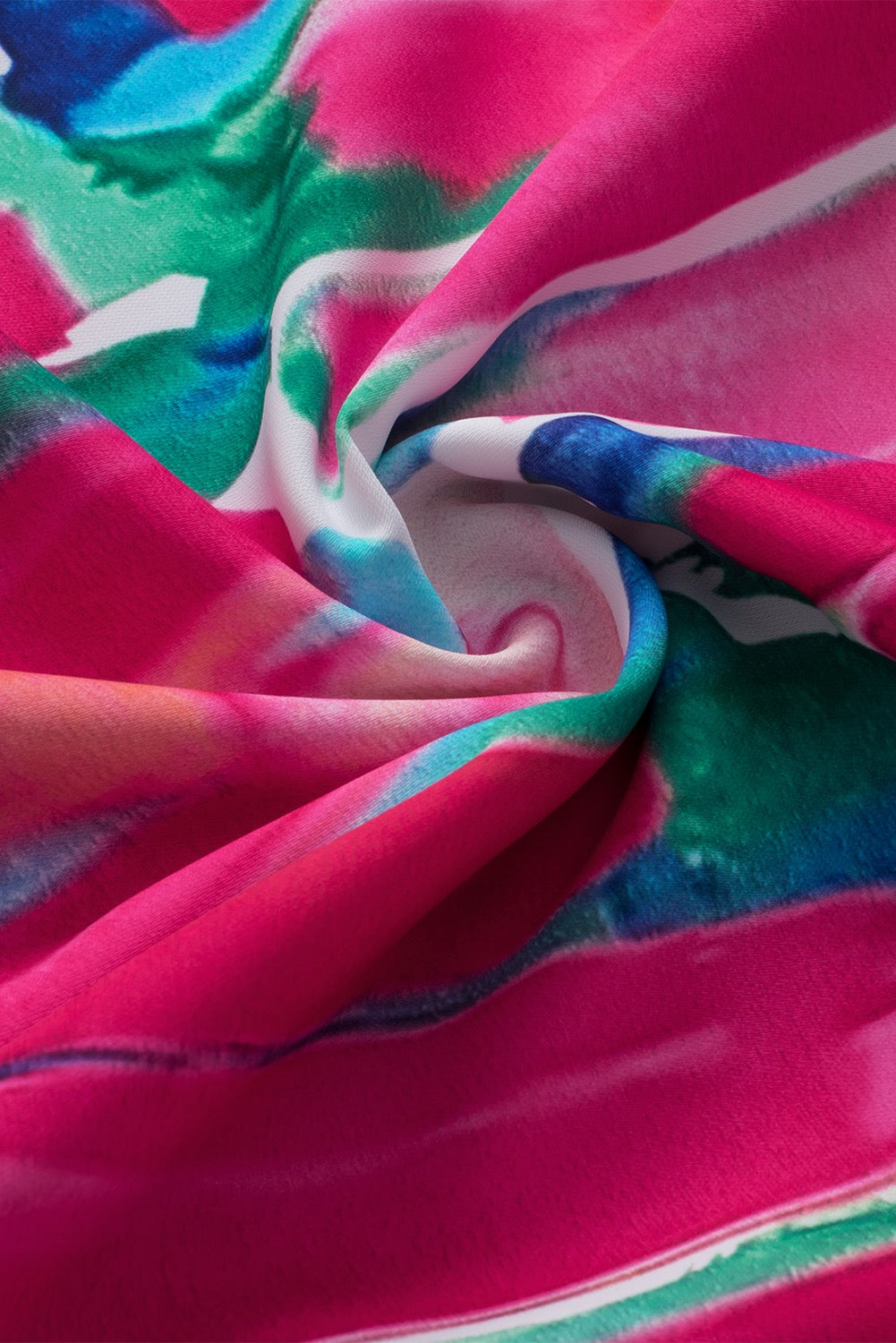 Rose abstract brushwork blouse