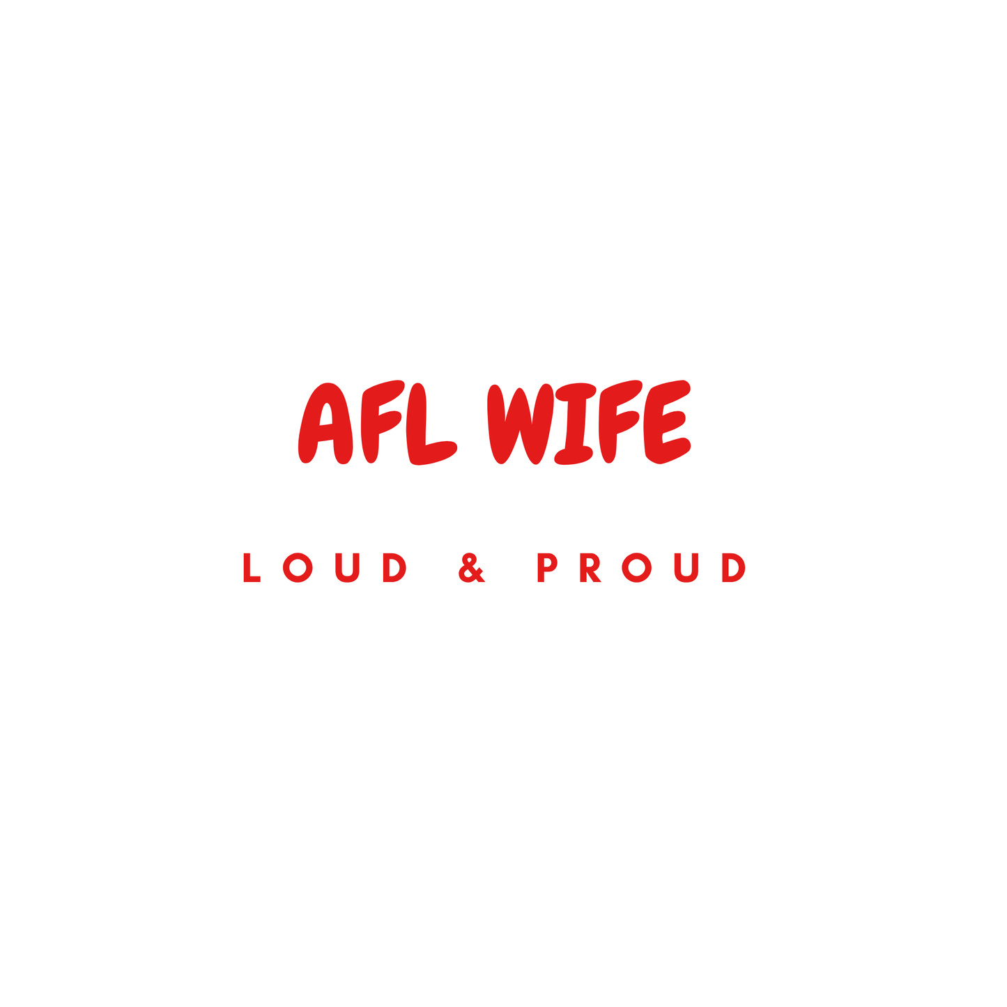 Sports supporter Tshirts - AFL - PRE ORDER