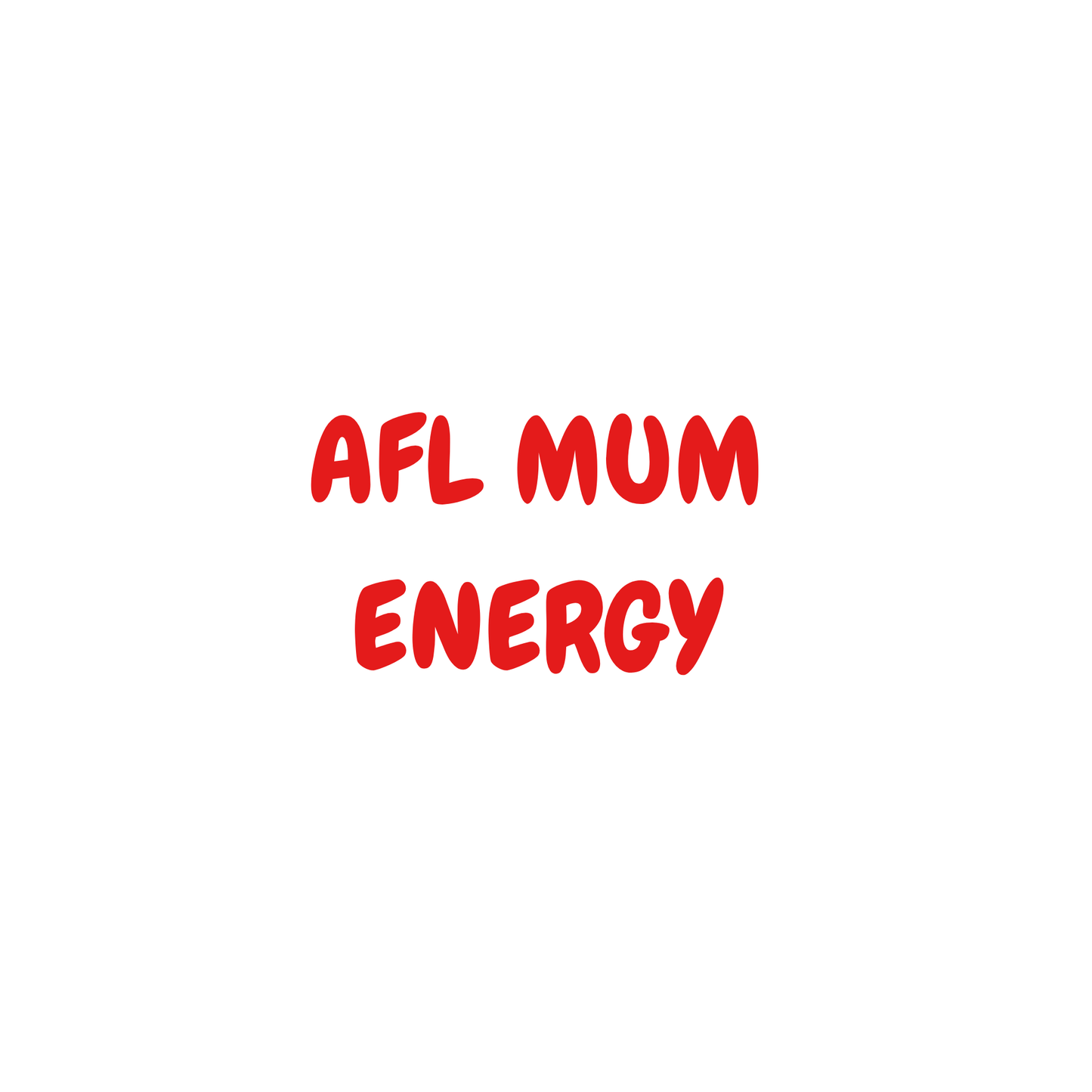 Sports supporter Tshirts - AFL - PRE ORDER