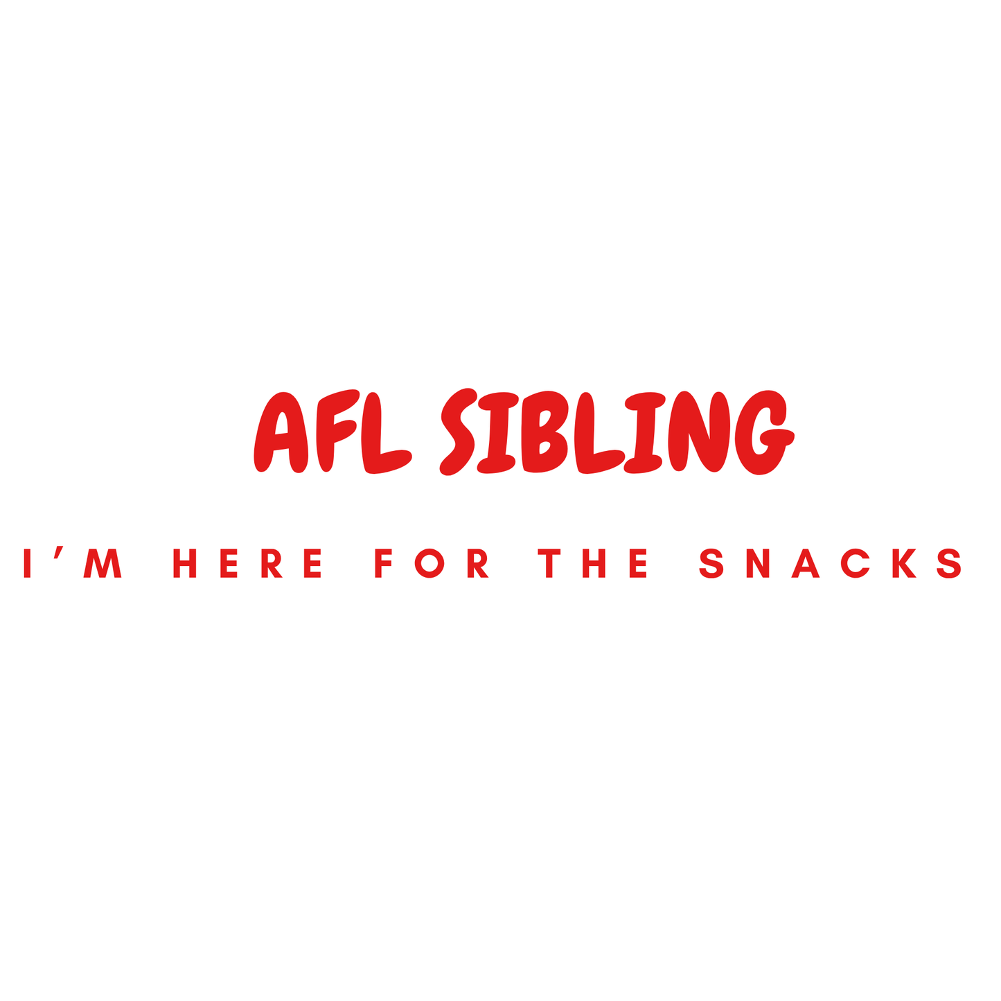 Sports supporter Tshirts - AFL - PRE ORDER