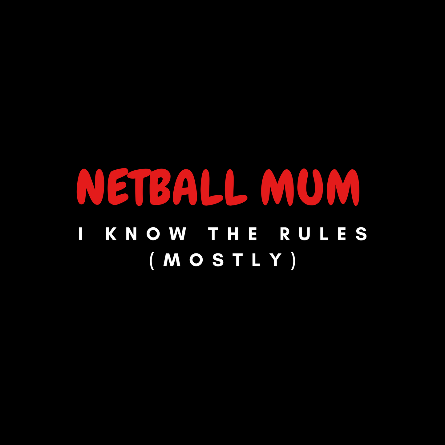 Sports supporter Tshirts - Netball PRE ORDER
