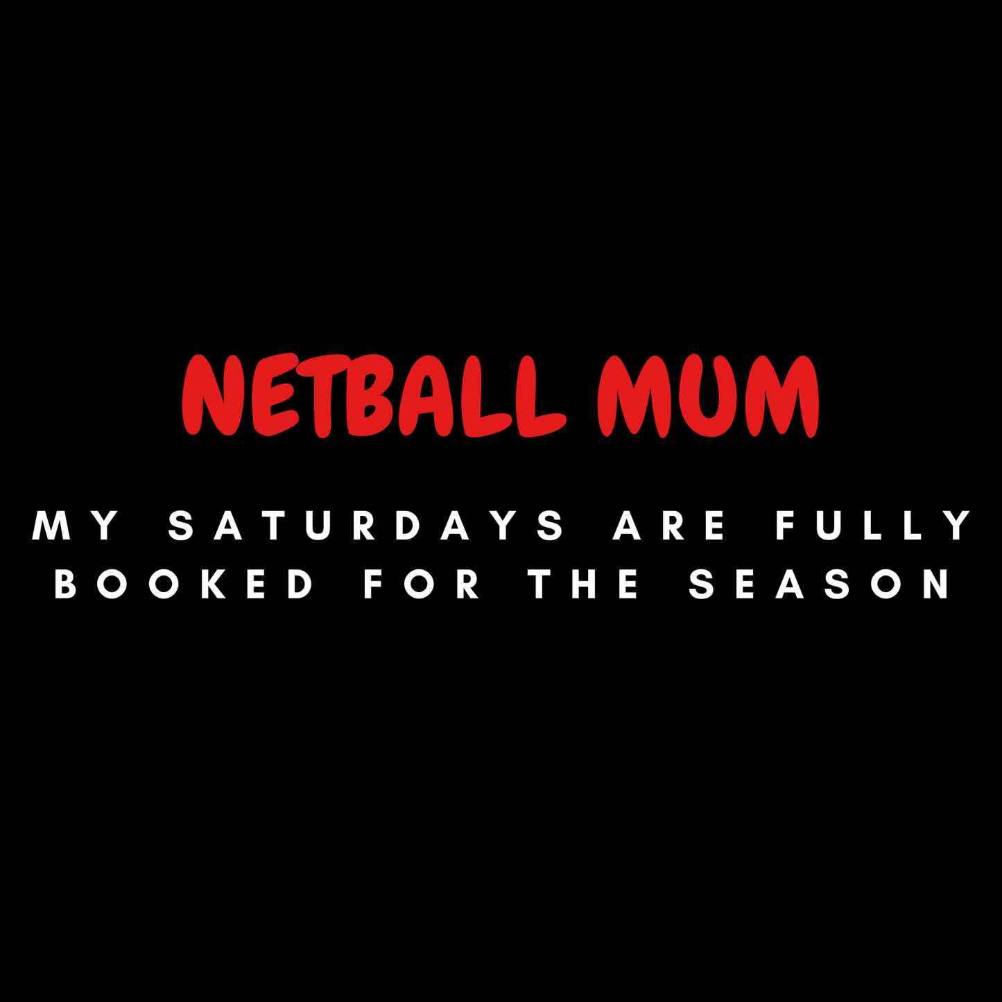 Sports supporter Tshirts - Netball PRE ORDER