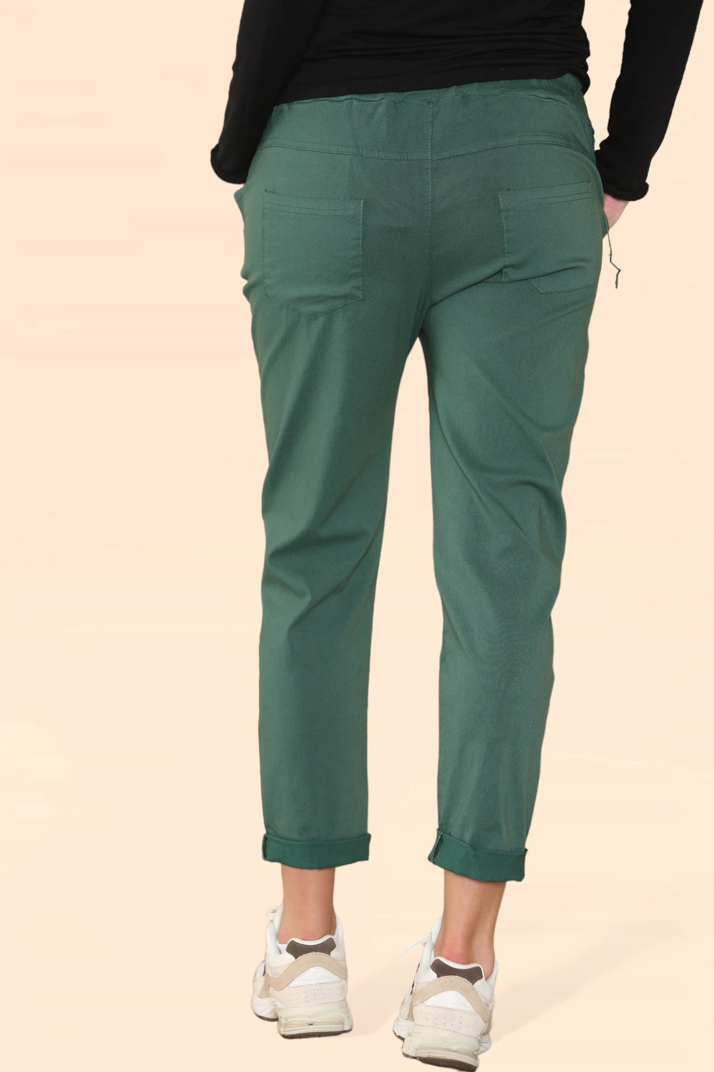 Plain Bi-Stretch Magic Trousers
