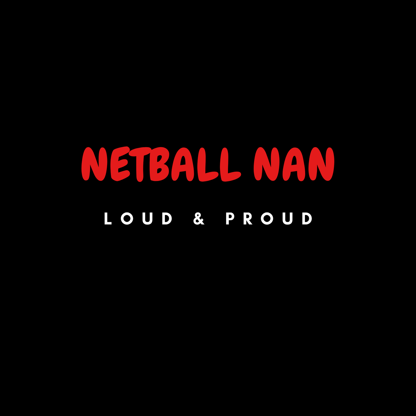 Sports supporter Tshirts - Netball PRE ORDER