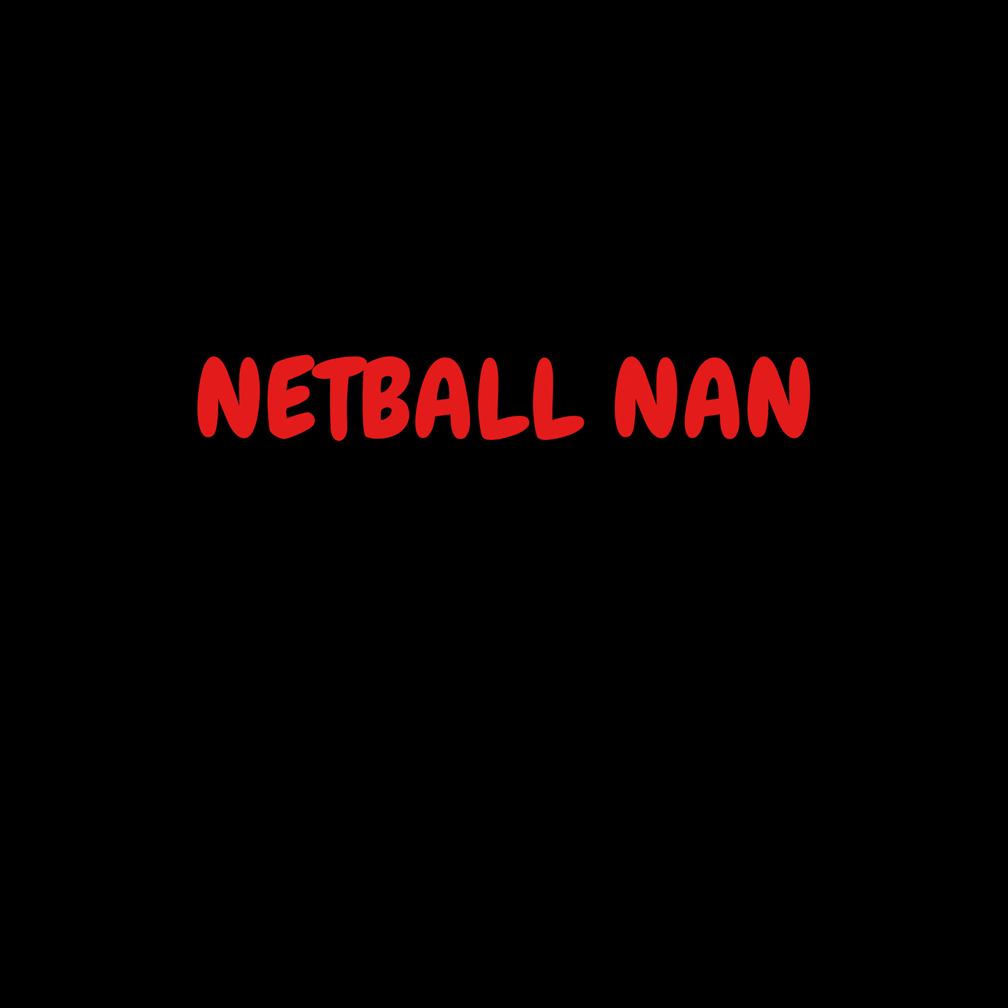 Sports supporter Tshirts - Netball PRE ORDER
