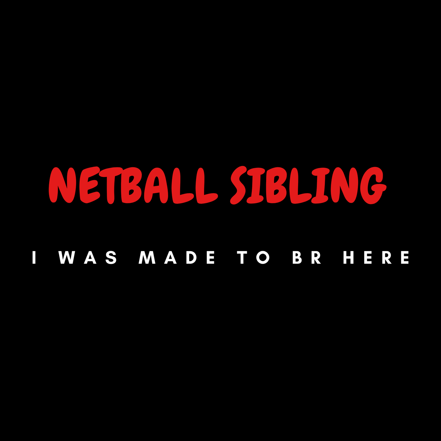 Sports supporter Tshirts - Netball PRE ORDER