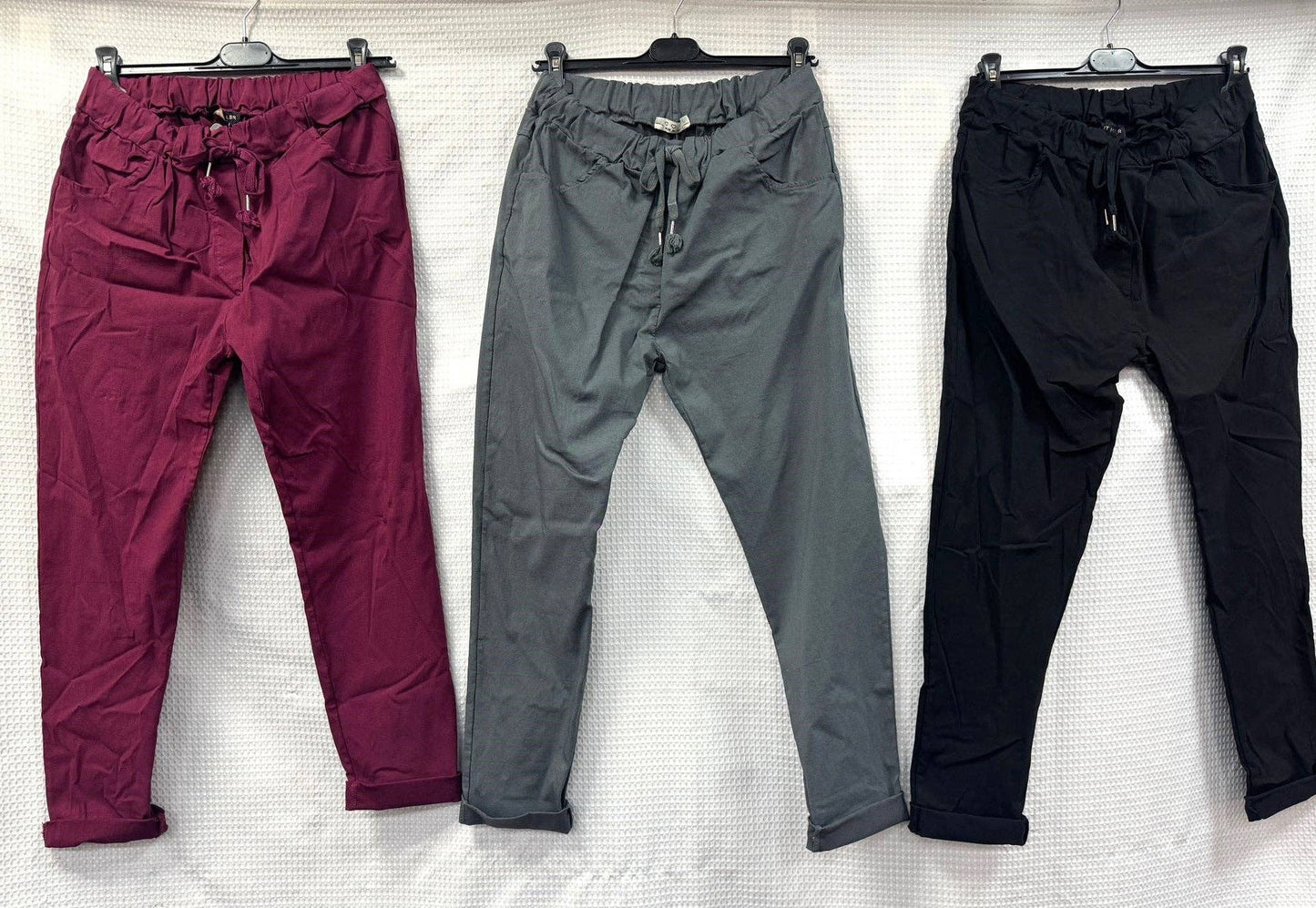 Plain Bi-Stretch Magic Trousers