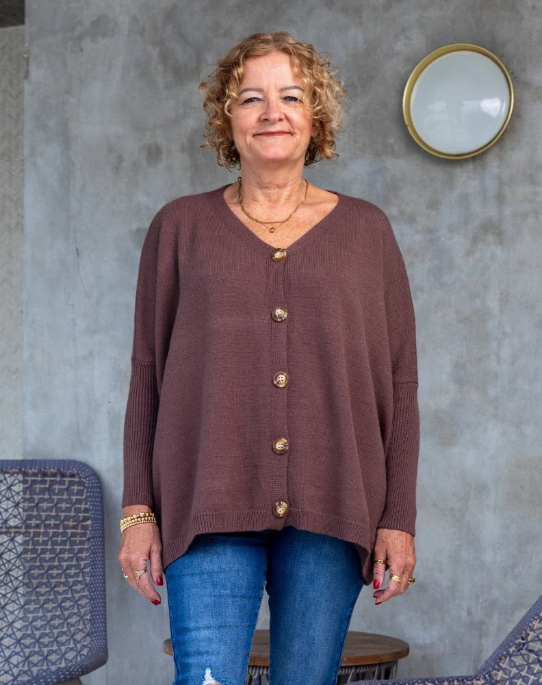 Chelsea Knit Button Cardigan