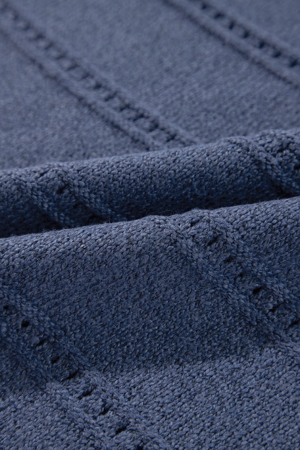 Boat neck drop shoulder sweater