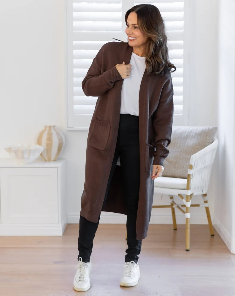 Calie Knit long Cardigan