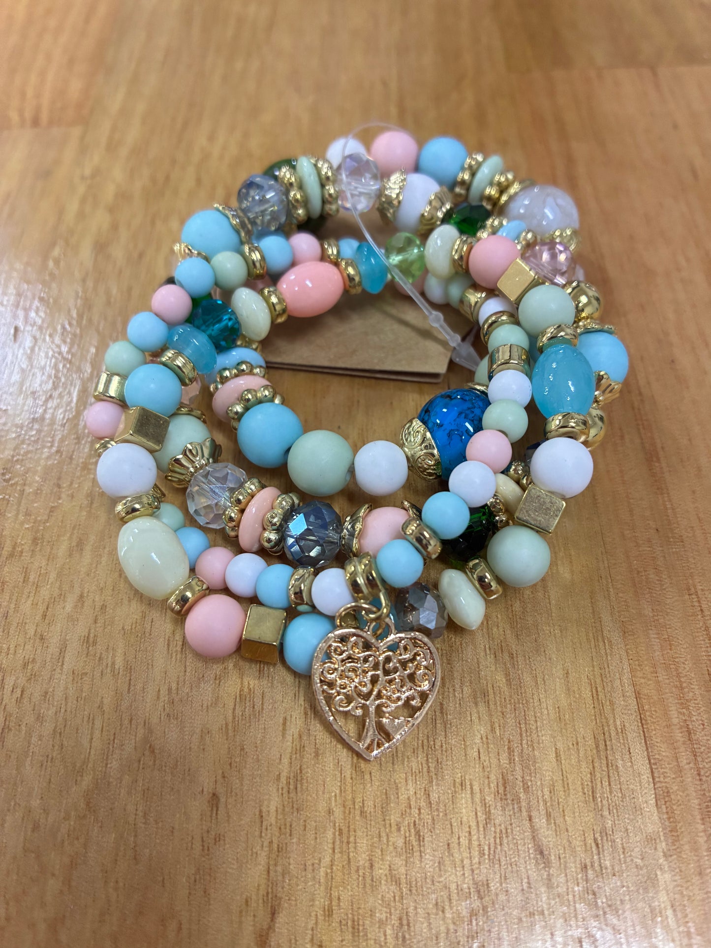 4 Piece Beaded bracelet sets- Multi Colours Available