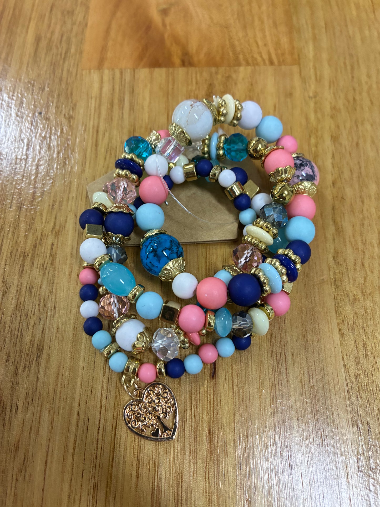 4 Piece Beaded bracelet sets- Multi Colours Available