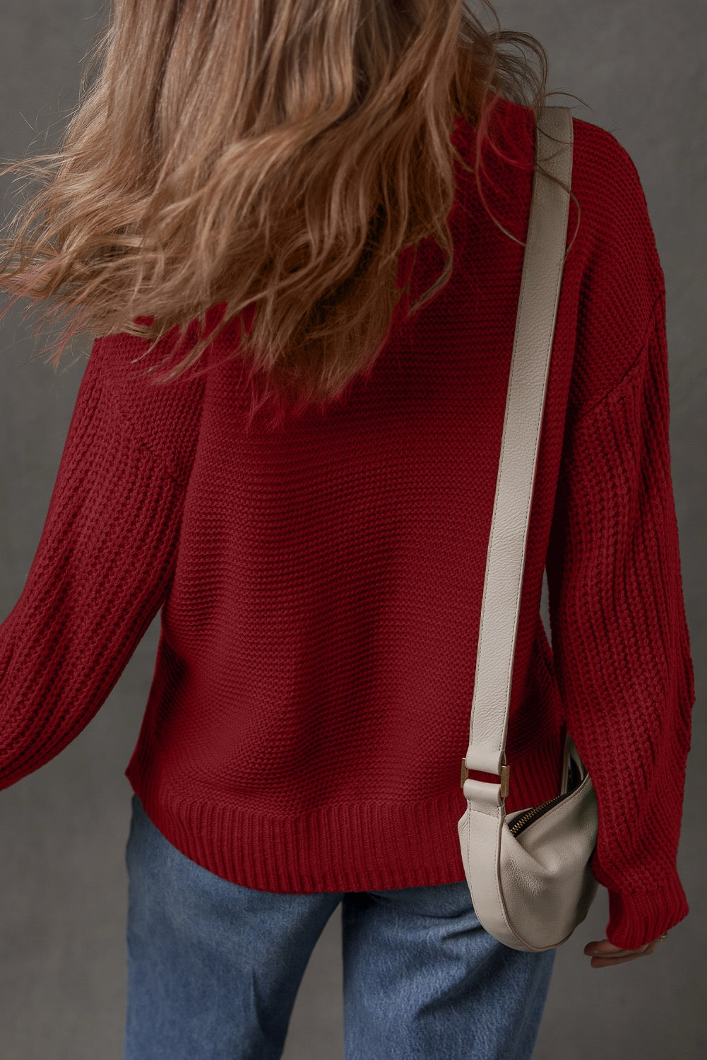 Dahlia drop shoulder knit
