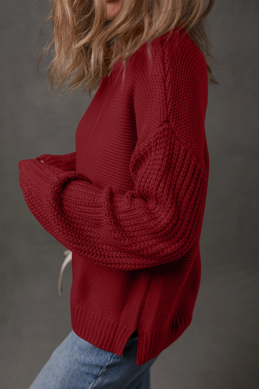 Dahlia drop shoulder knit