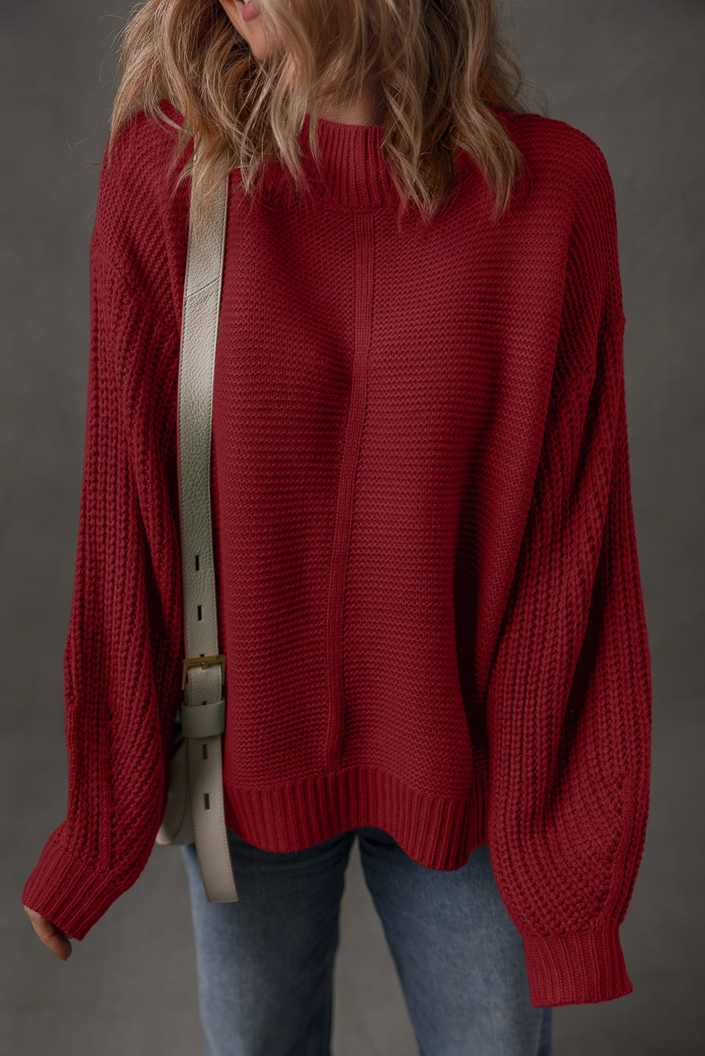 Dahlia drop shoulder knit