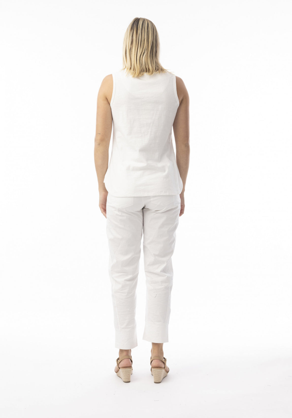 Essentials knit cami white