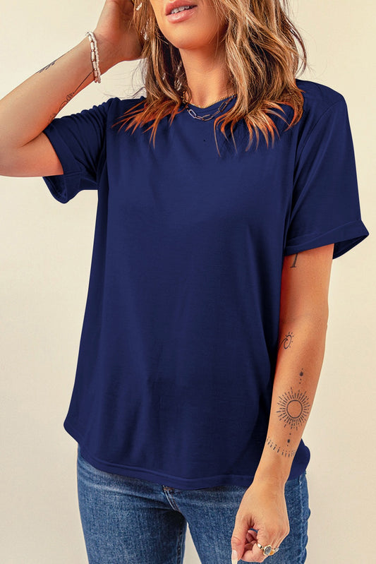 Plain Crew Neck Tshirt