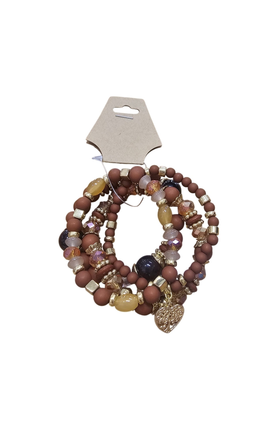 4 Piece Beaded bracelet sets- Multi Colours Available