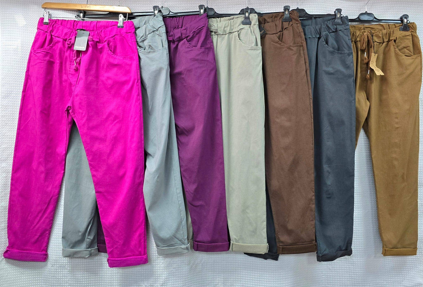 Plain Bi-Stretch Magic Trousers