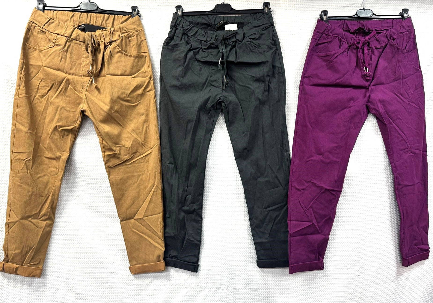 Plain Bi-Stretch Magic Trousers
