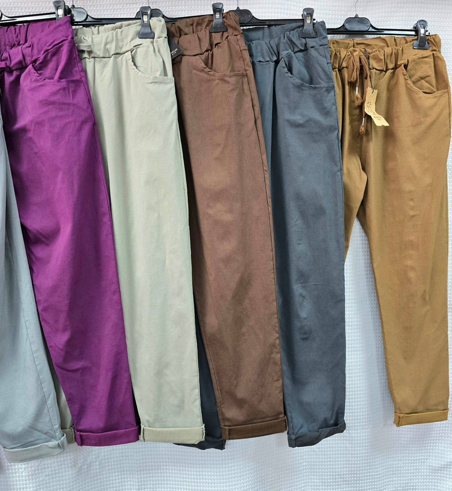 Plain Bi-Stretch Magic Trousers