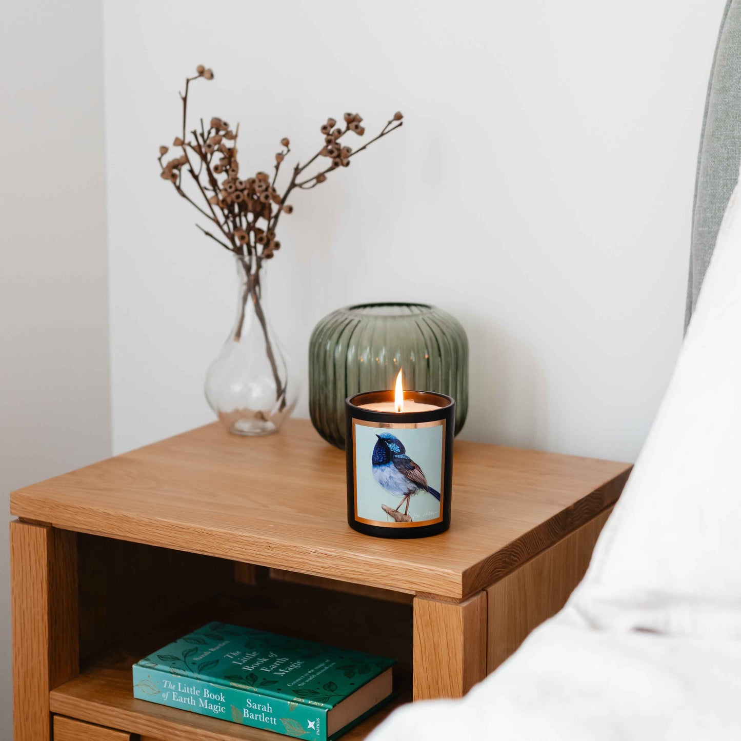 Australian artist soy candle | lemon myrtle | 50+hrs