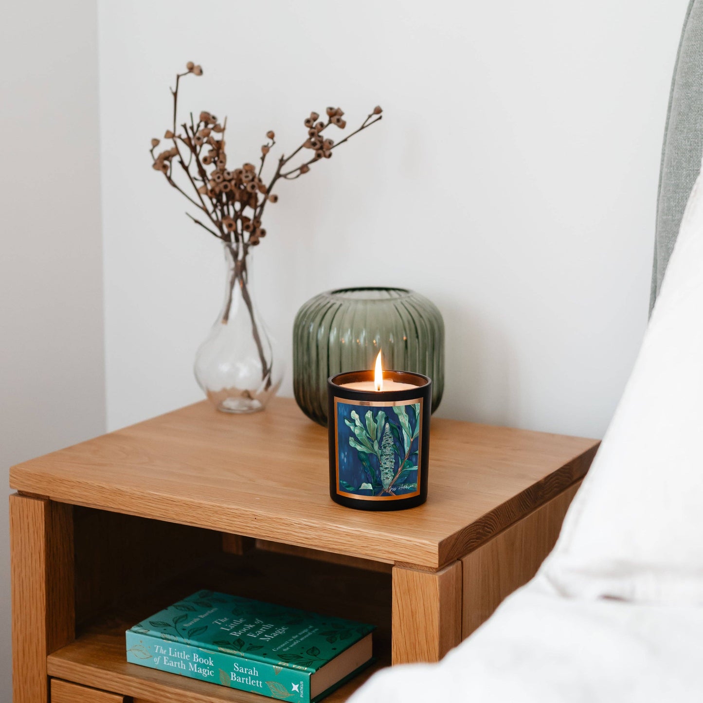 Australian artist soy candle | Native Honeysuckle | 50+hrs