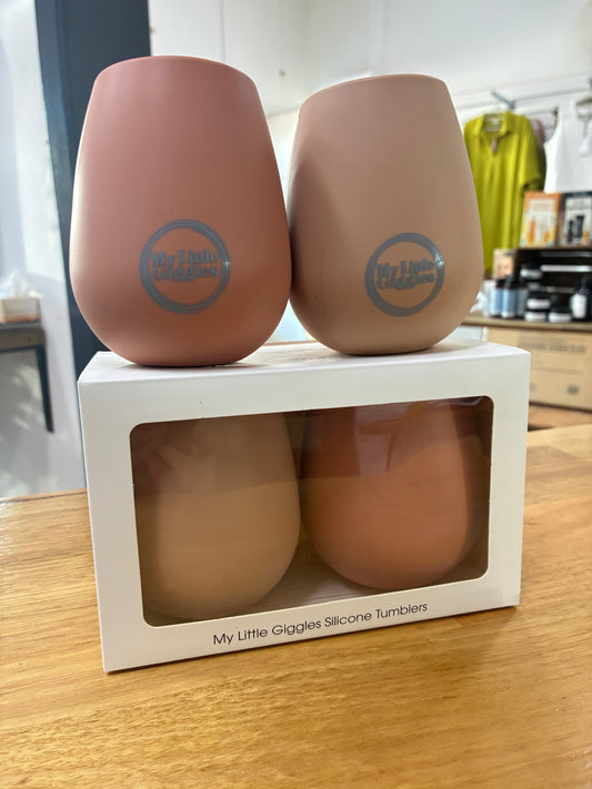 Silicone Tumblers Drinking Set