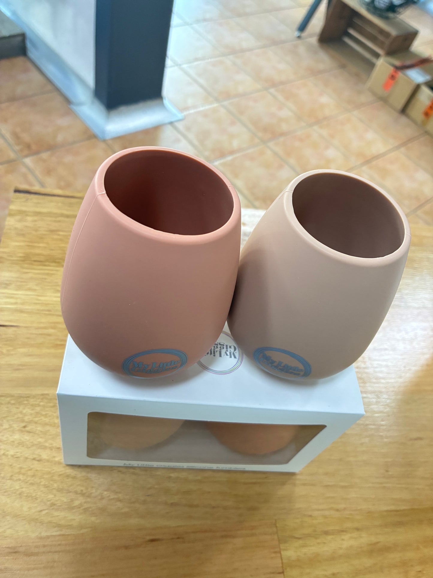 Silicone Tumblers Drinking Set