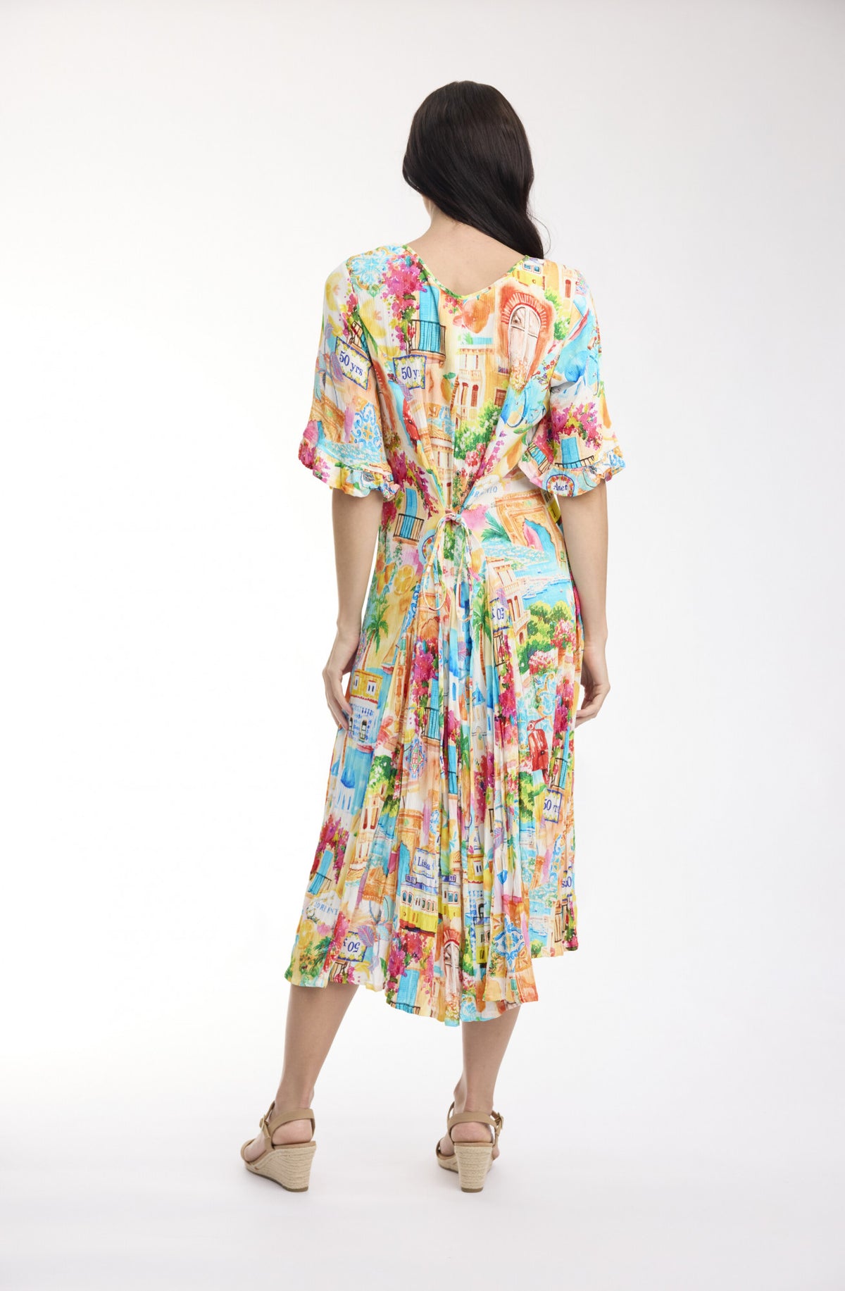 50 years of Travel - Godet Dress